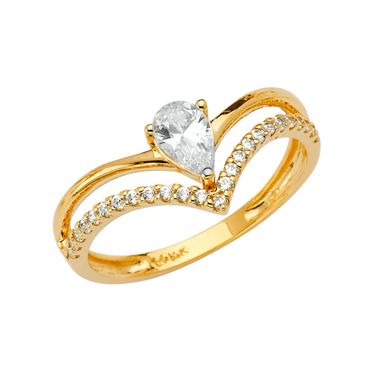 Fancy Rings & CZ Engagement Rings - 14K Gold - RG2641