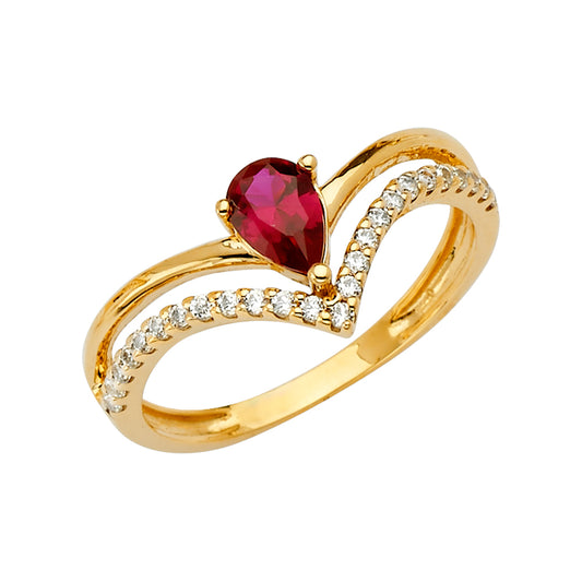 Fancy Rings & CZ Engagement Rings - 14K Gold - RG2642