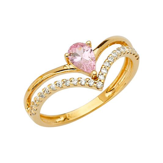 Fancy Rings & CZ Engagement Rings - 14K Gold - RG2643