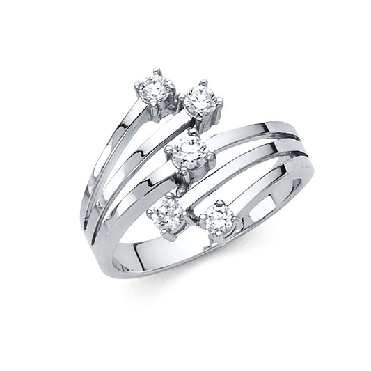 Fancy Rings & CZ Wedding Bands - 14K Gold - RG279