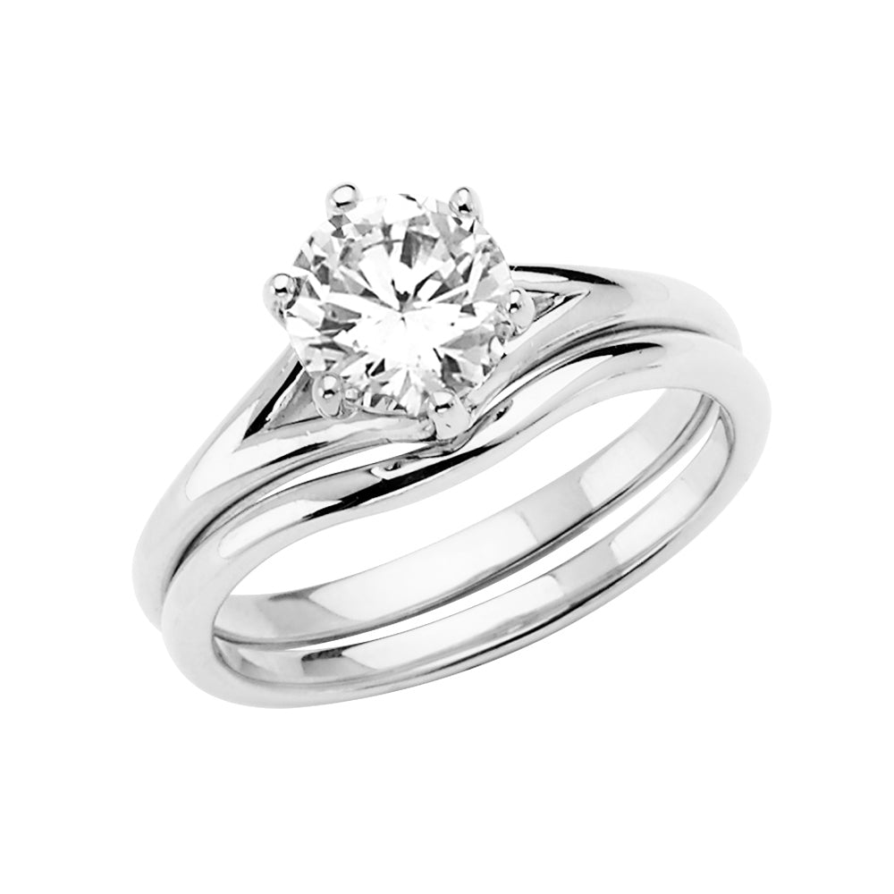 CZ Engagement Rings - 14K Gold - RG2797