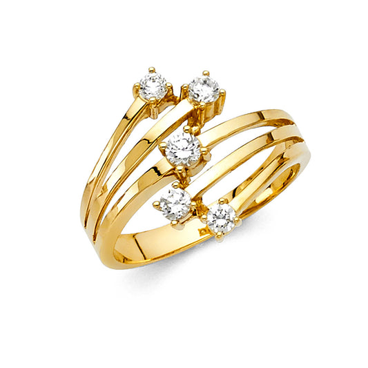 Fancy Rings & CZ Wedding Bands - 14K Gold - RG280