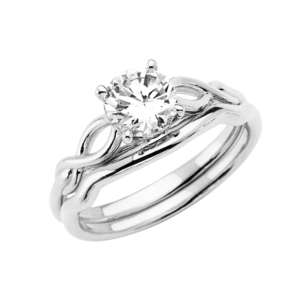 CZ Engagement Rings - 14K Gold - RG2809