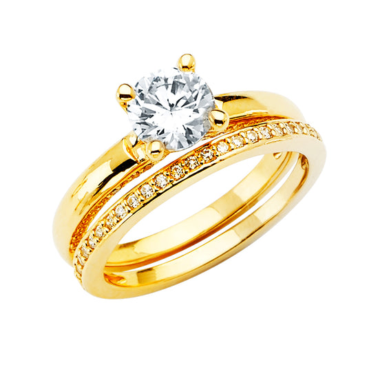 CZ Engagement Rings - 14K Gold - RG2811