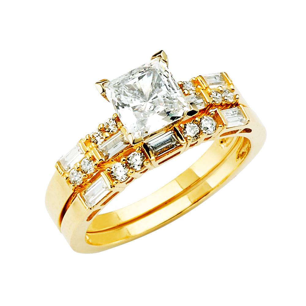 CZ Engagement Rings - 14K Gold - RG2821