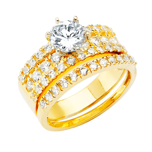 CZ Engagement Rings - 14K Gold - RG2823