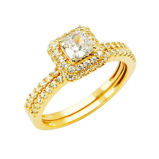 CZ Engagement Rings - 14K Gold - RG2837