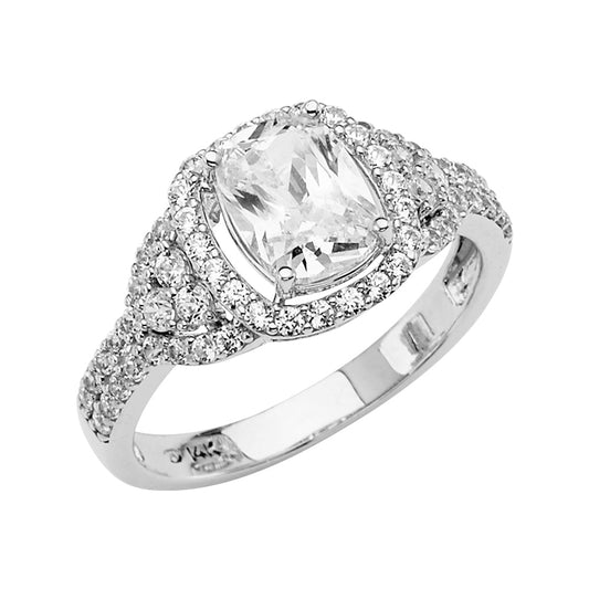 CZ Engagement Rings - 14K Gold - RG2850