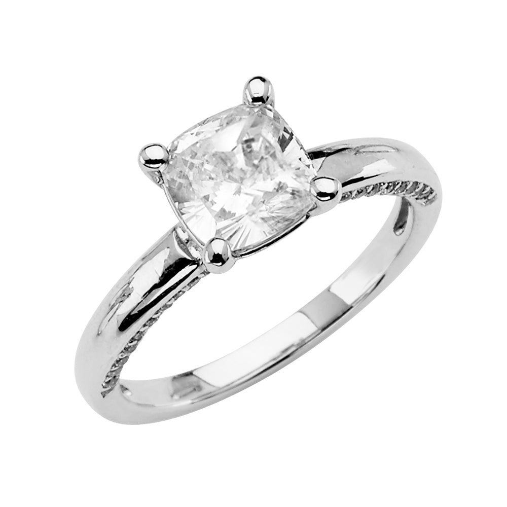 CZ Engagement Rings - 14K Gold - RG2860