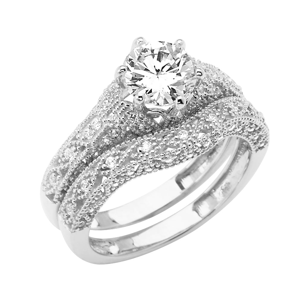 CZ Engagement Rings - 14K Gold - RG2871