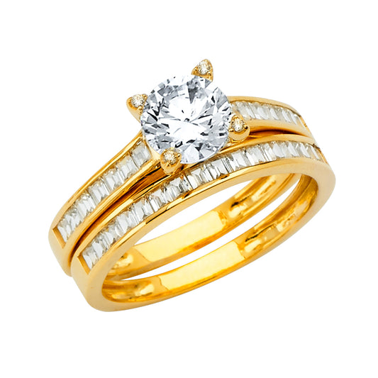 CZ Engagement Rings - 14K Gold - RG2881