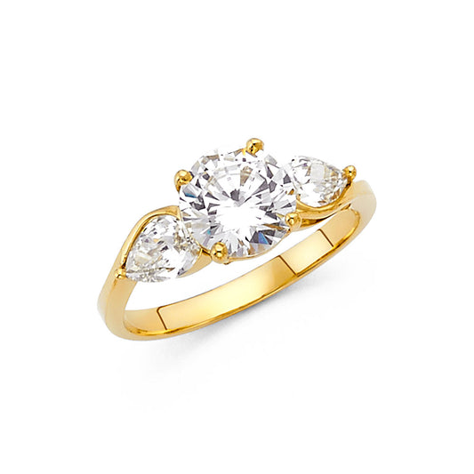 Fancy Rings & CZ Engagement Rings - 14K Gold - RG39