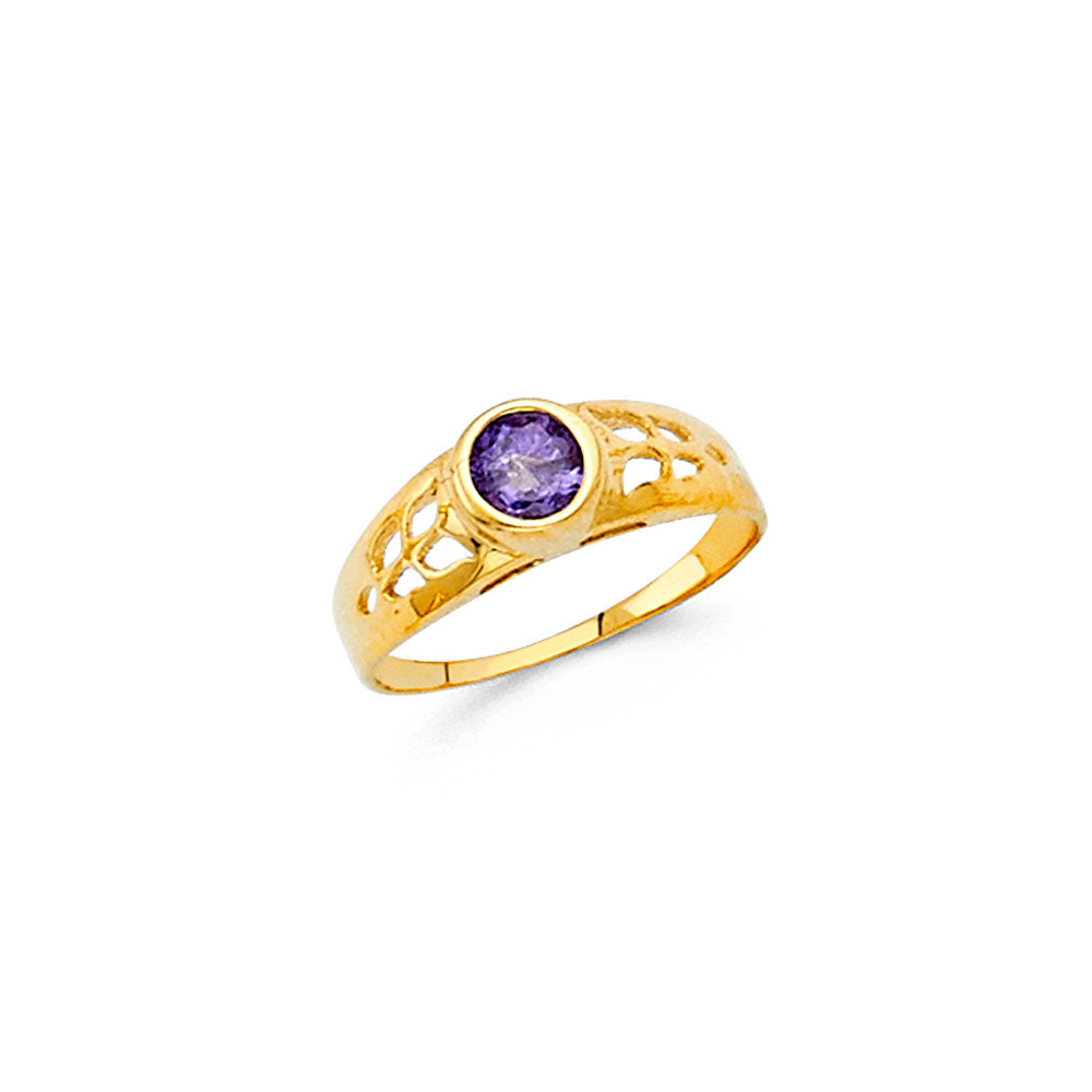 Monthly Baby Rings - 14K Gold - RG470