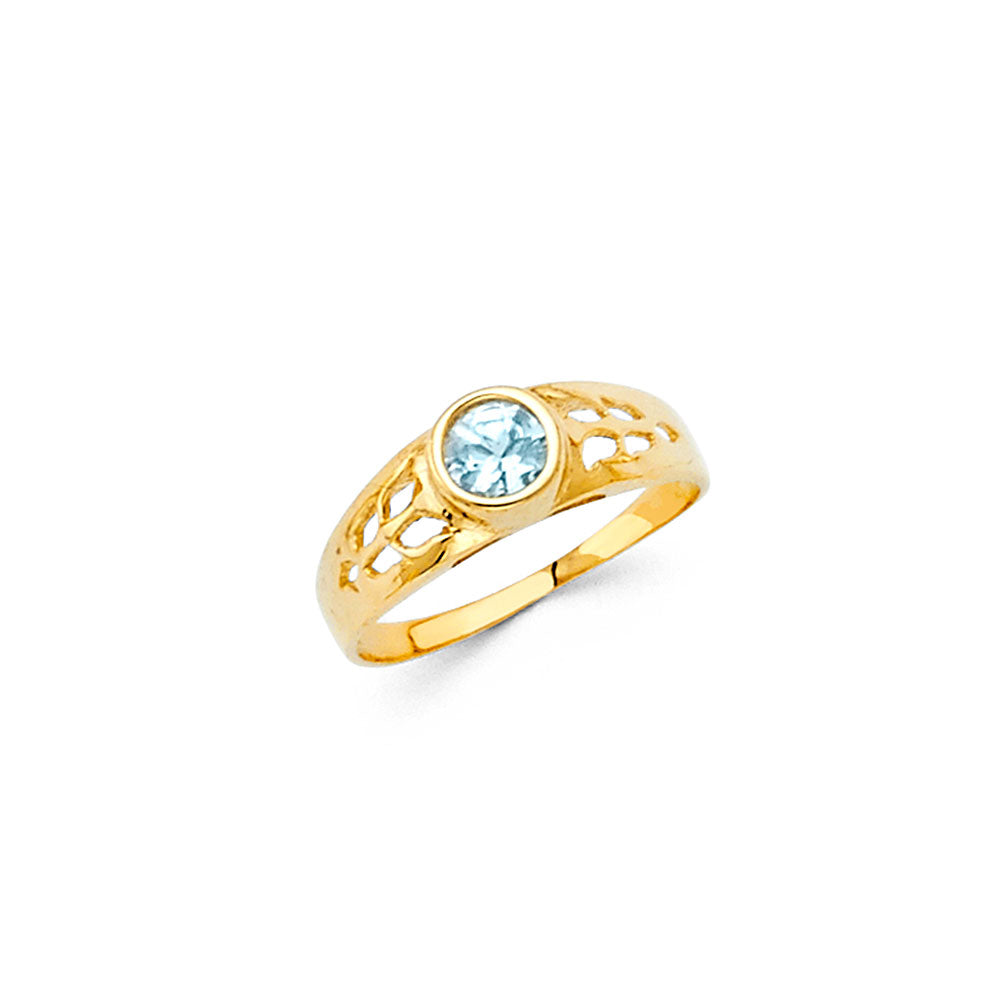 Monthly Baby Rings - 14K Gold - RG470