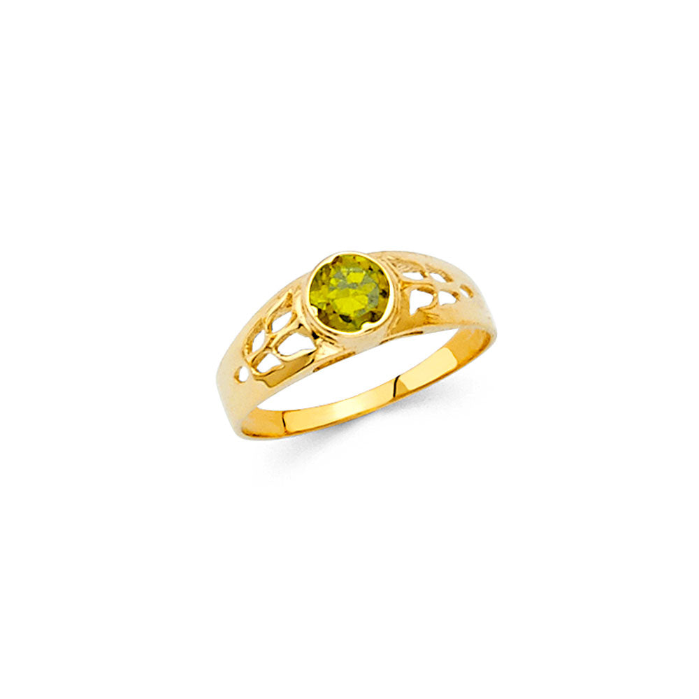 Monthly Baby Rings - 14K Gold - RG470