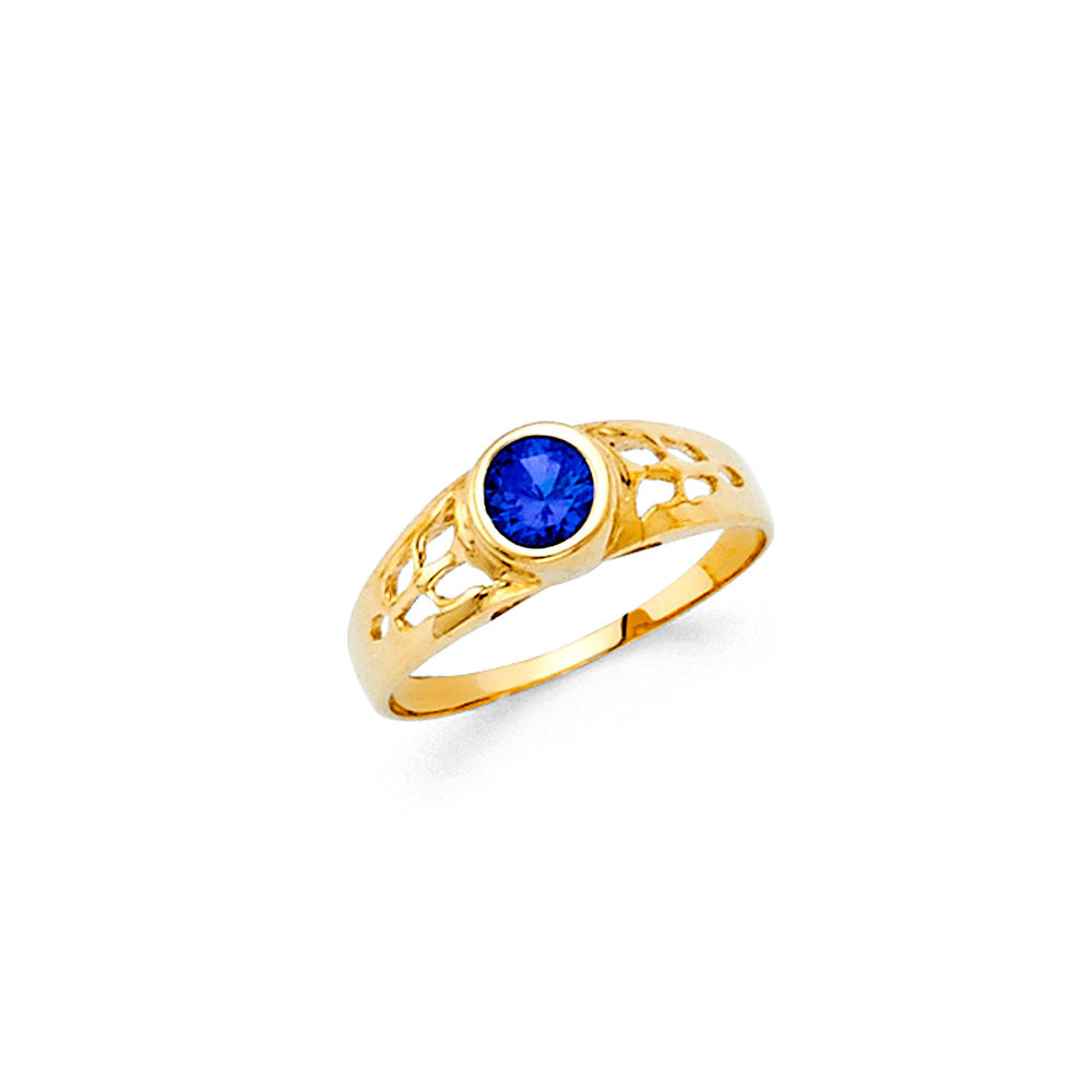 Monthly Baby Rings - 14K Gold - RG470