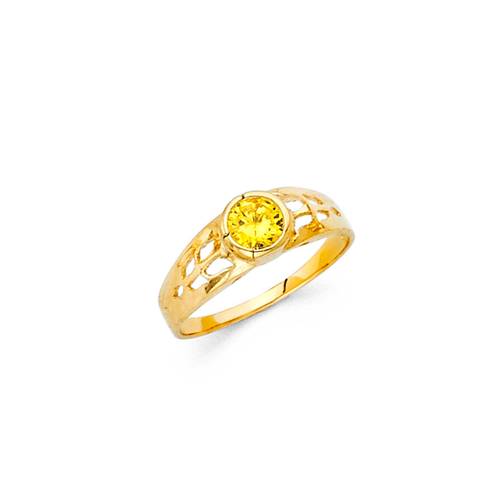 Monthly Baby Rings - 14K Gold - RG470