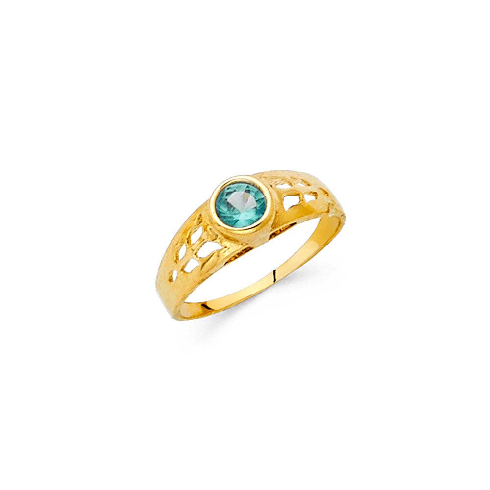 Monthly Baby Rings - 14K Gold - RG470