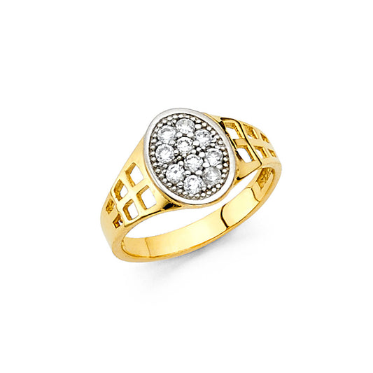 Baby CZ Rings - 14K Gold - RG477