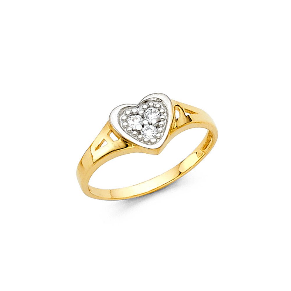 Baby CZ Rings - 14K Gold - RG478