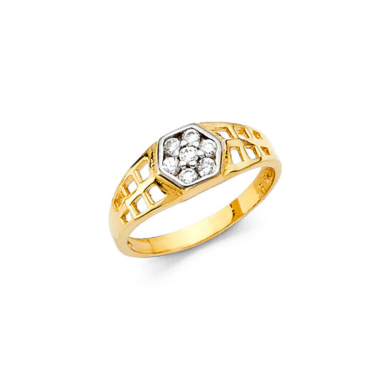 Baby CZ Rings - 14K Gold - RG479