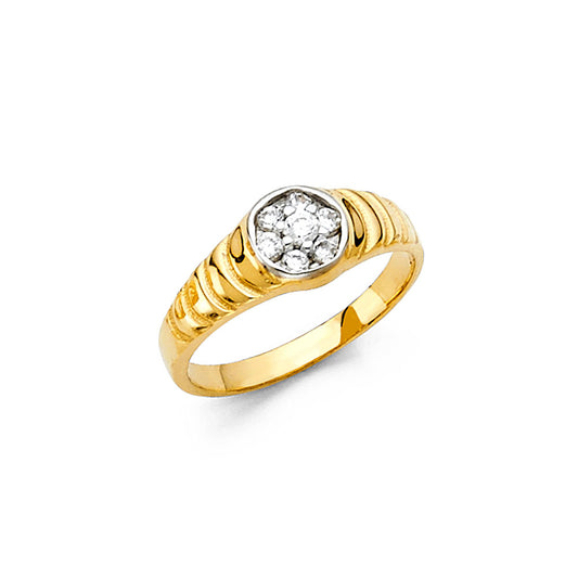 Baby CZ Rings - 14K Gold - RG481