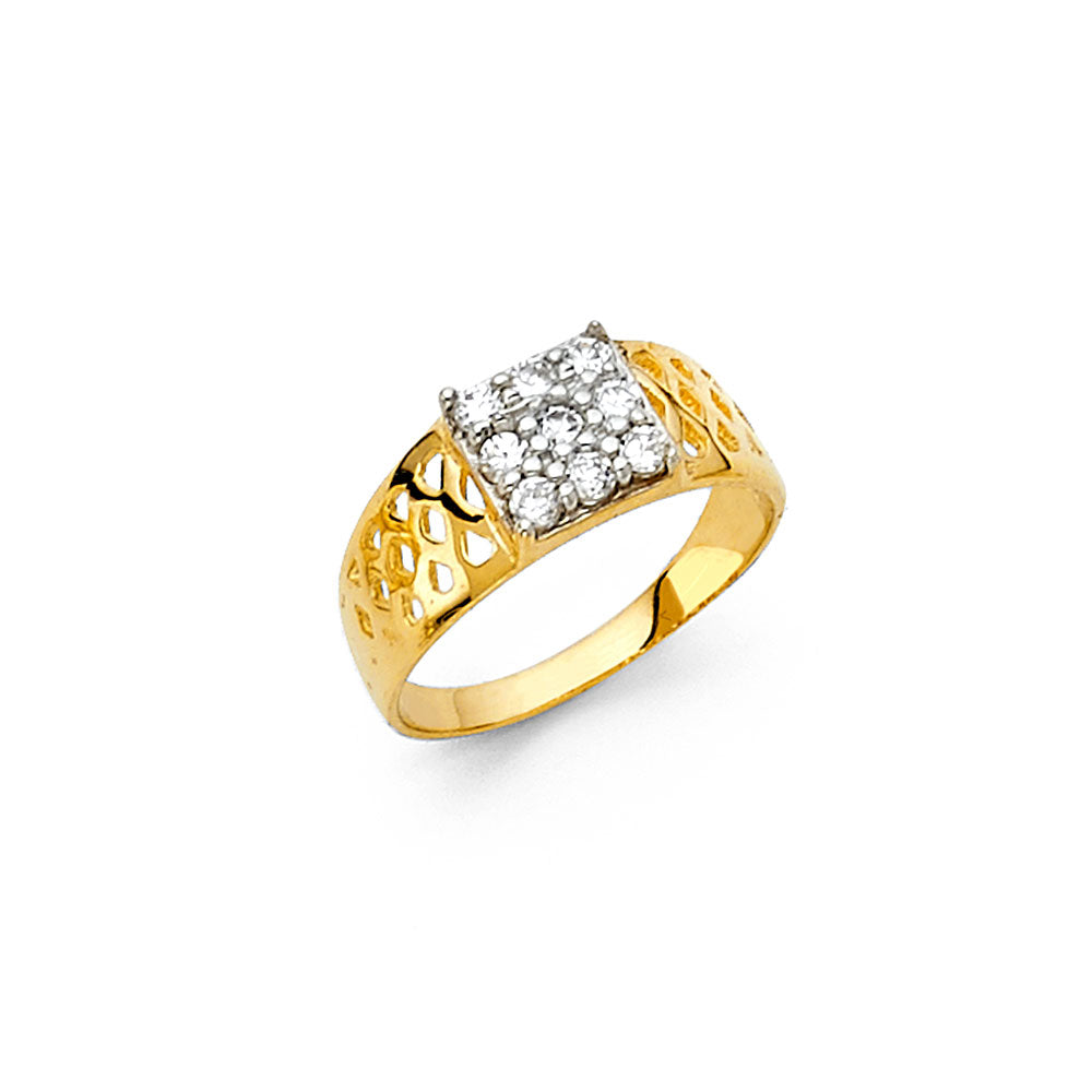 Baby CZ Rings - 14K Gold - RG482