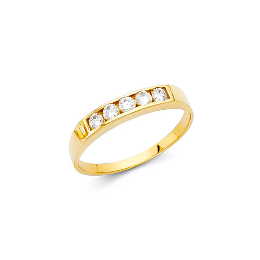 Baby CZ Rings - 14K Gold - RG484