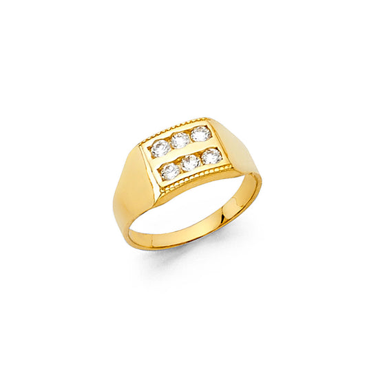 Baby CZ Rings - 14K Gold - RG485