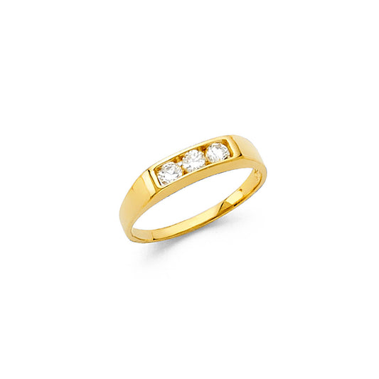 Baby CZ Rings - 14K Gold - RG486