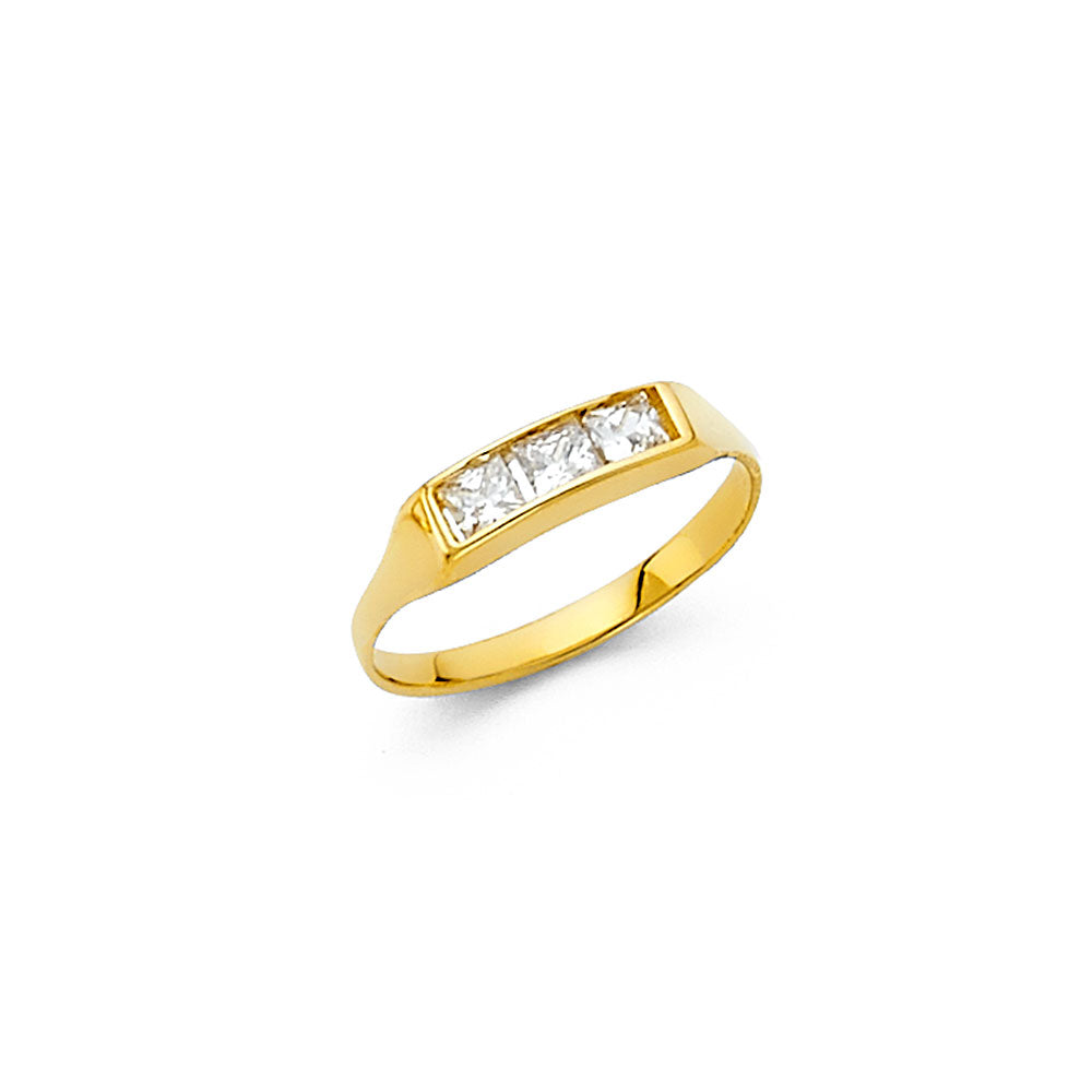 Baby CZ Rings - 14K Gold - RG487