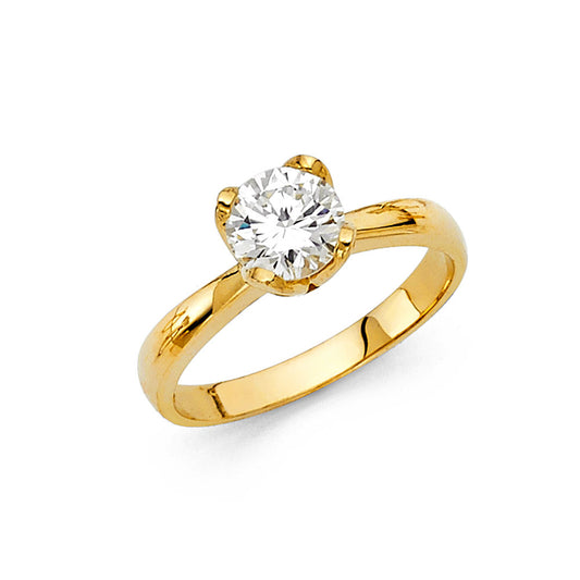 CZ Engagement Rings - 14K Gold - RG5