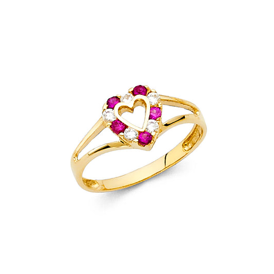 Baby CZ Rings - 14K Gold - RG502