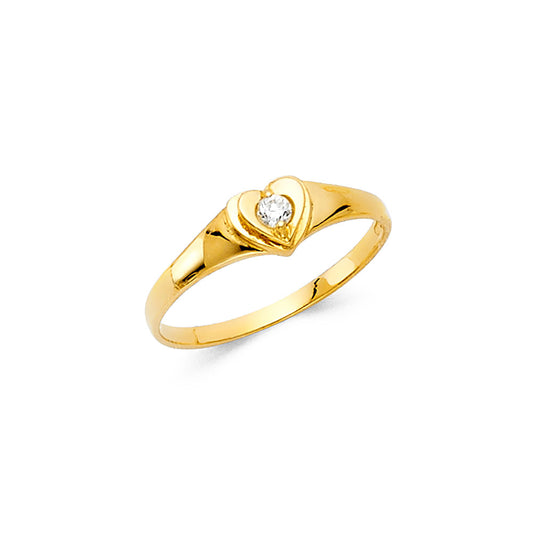 Baby CZ Rings - 14K Gold - RG507