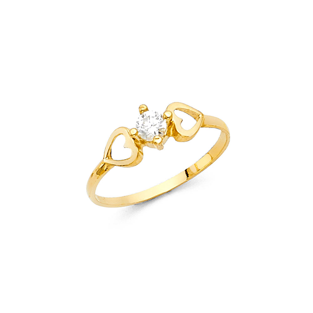 Baby CZ Rings - 14K Gold - RG511