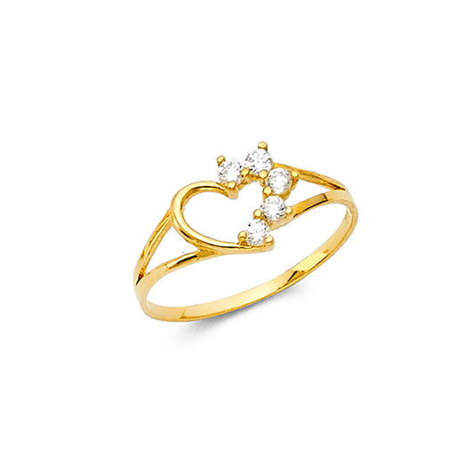 Baby CZ Rings - 14K Gold - RG520