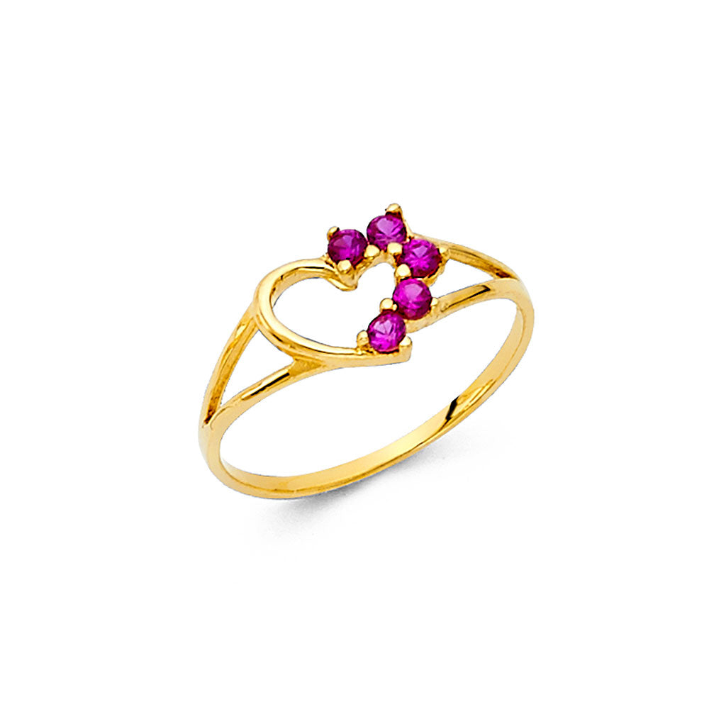 Baby CZ Rings - 14K Gold - RG521