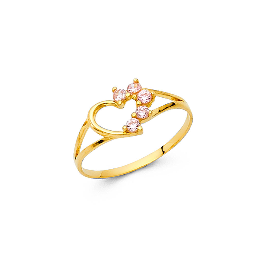 Baby CZ Rings - 14K Gold - RG523