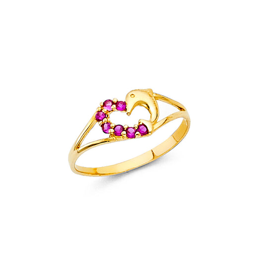 Baby CZ Rings - 14K Gold - RG527