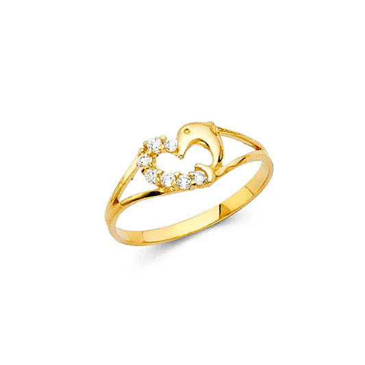 Baby CZ Rings - 14K Gold - RG529