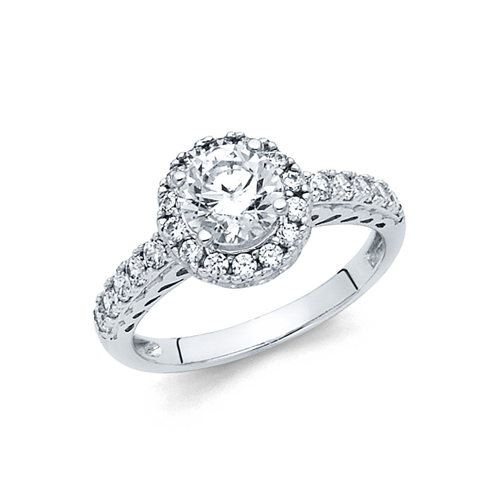 CZ Engagement Rings - 14K Gold - RG53