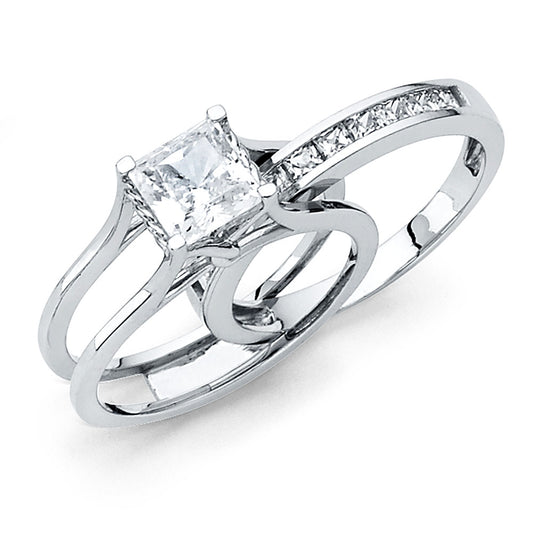 CZ Engagement Rings - 14K Gold - RG58