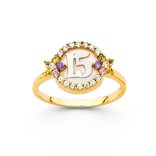 15 Años & Fancy Half Sets -14K GOLD  - RG679, PT673