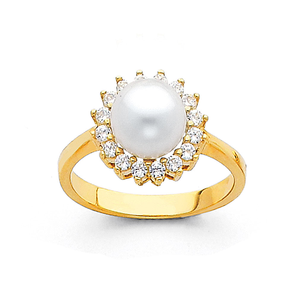 Pearl Collection - 14K GOLD - RG695, PT724, ER436