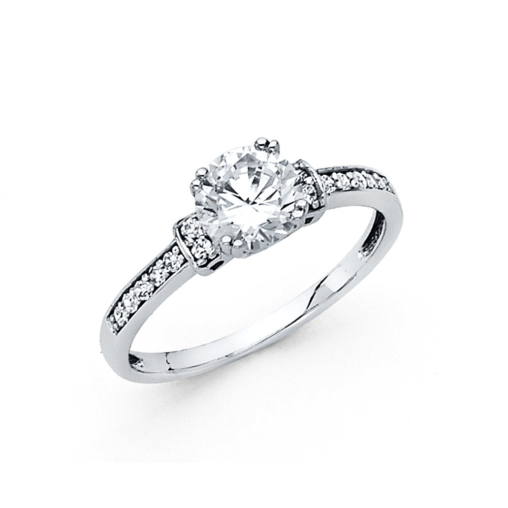 CZ Engagement Rings - 14K Gold - RG699