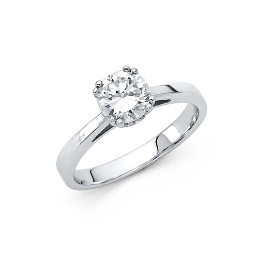 CZ Engagement Rings - 14K Gold - RG6W