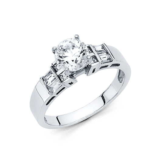 CZ Engagement Rings - 14K Gold - RG706