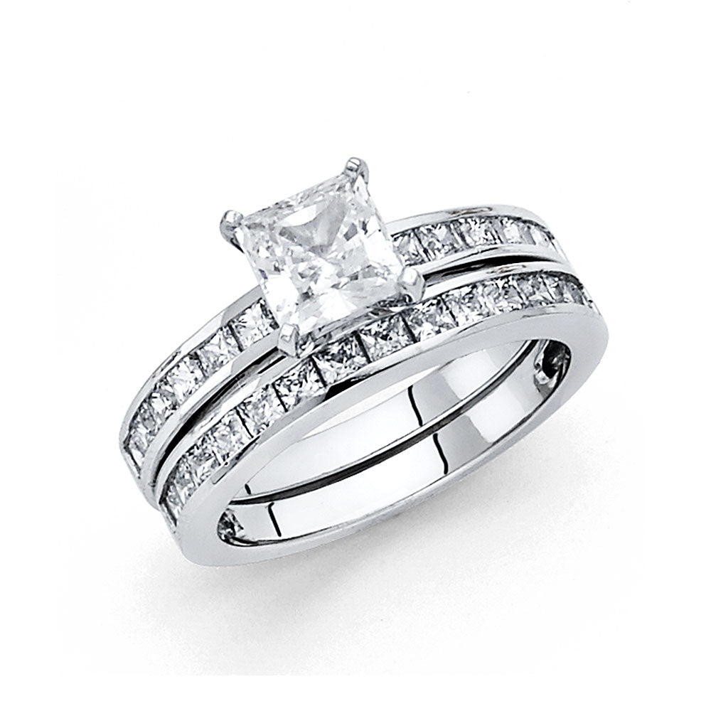 CZ Engagement Rings - 14K Gold - RG780