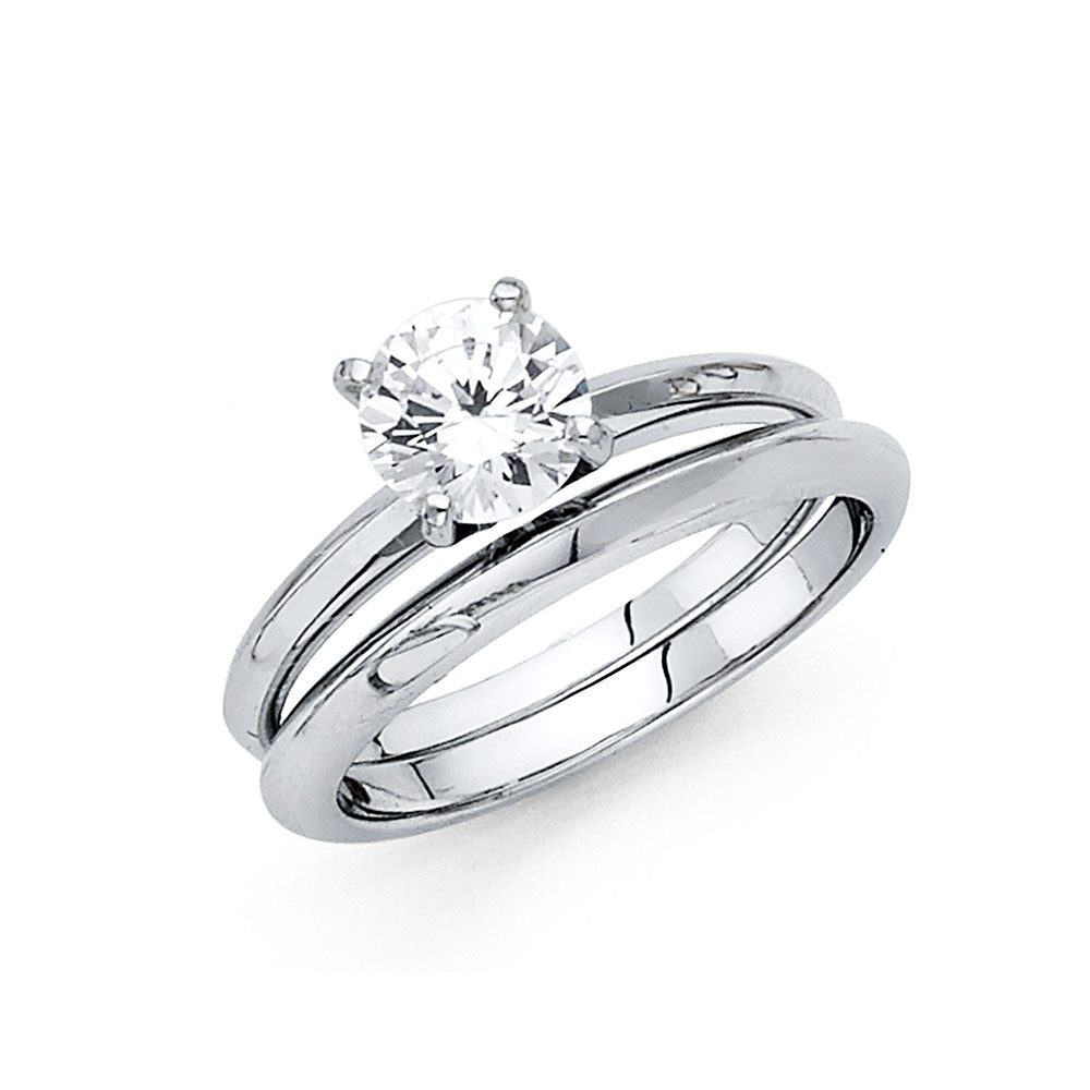 CZ Wedding Duo Sets- 14K - RG871