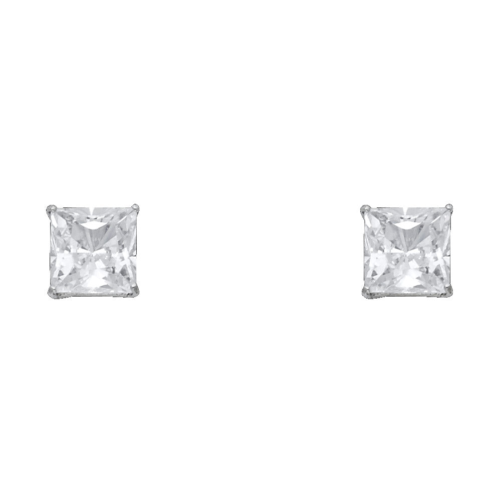 Solitaire Stud Earrings - 14K GOLD - ST122